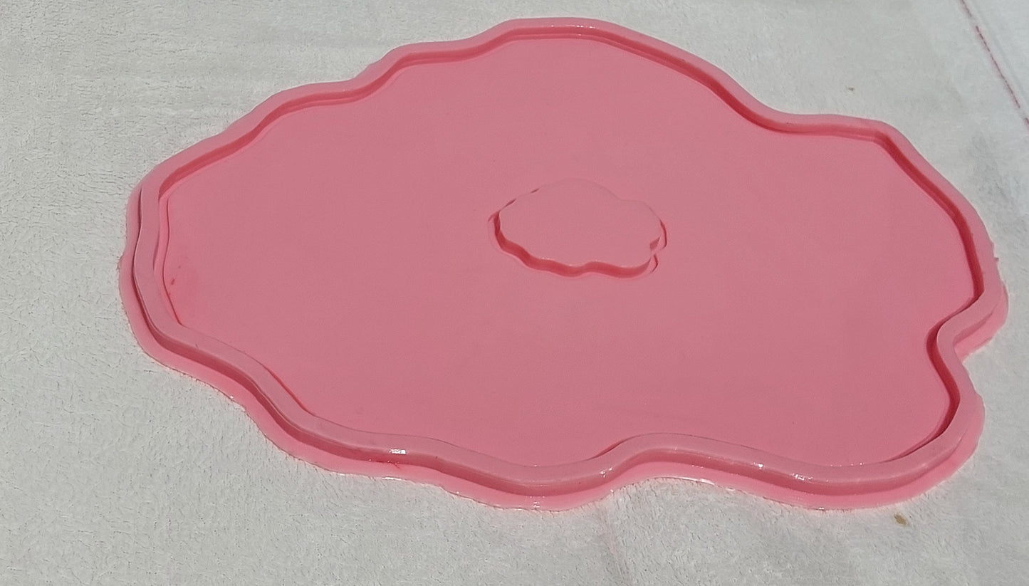 Large Rubber Geode Silicone Mold