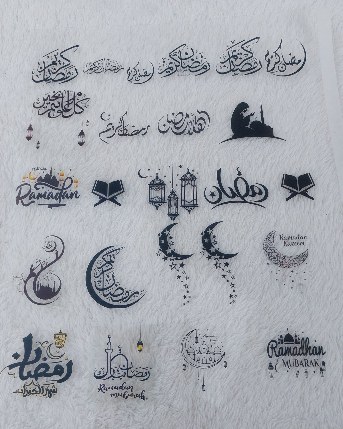 استيكرات رمضانيه A4