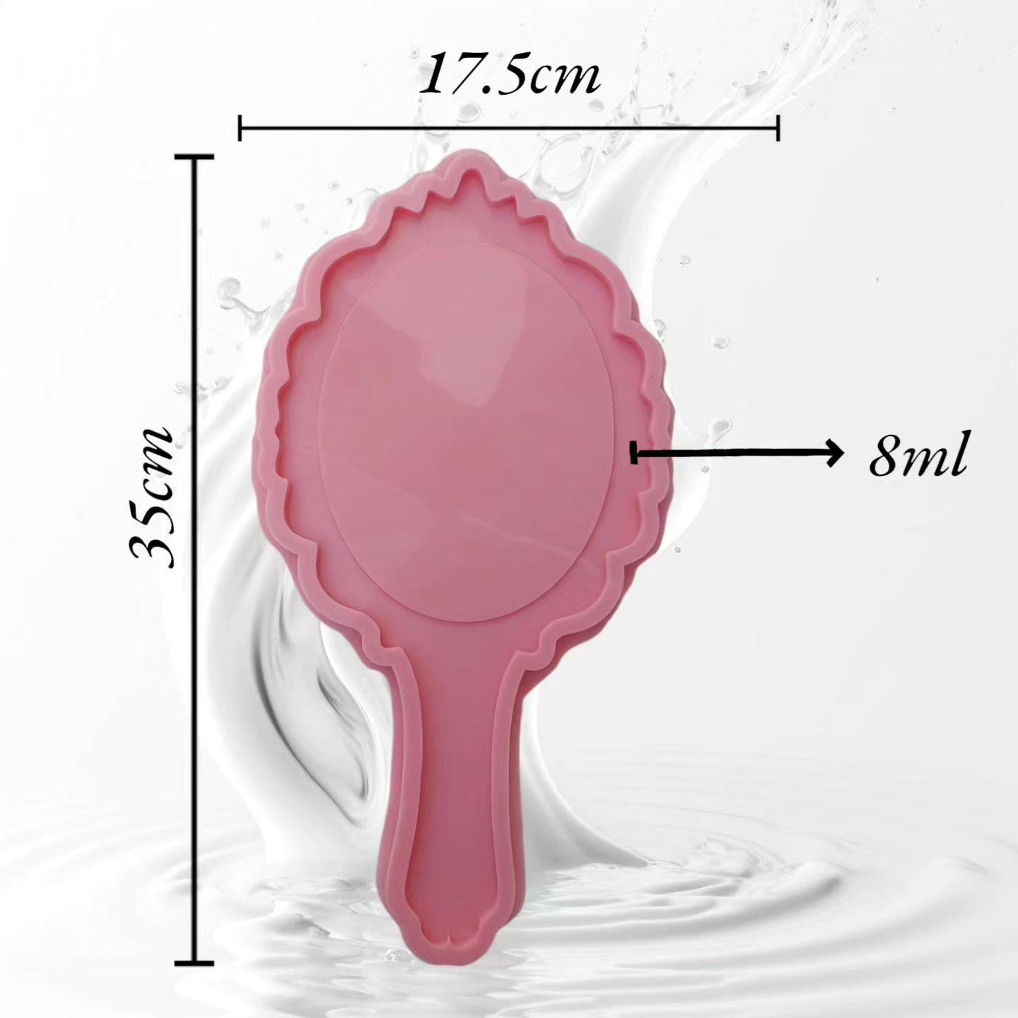 قالب مرآة كبيرة من Resin4rose