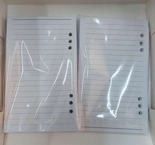 Notebook sheets designed for our templates