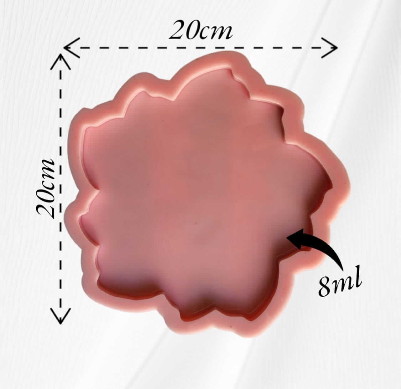 Tray mold of random shape