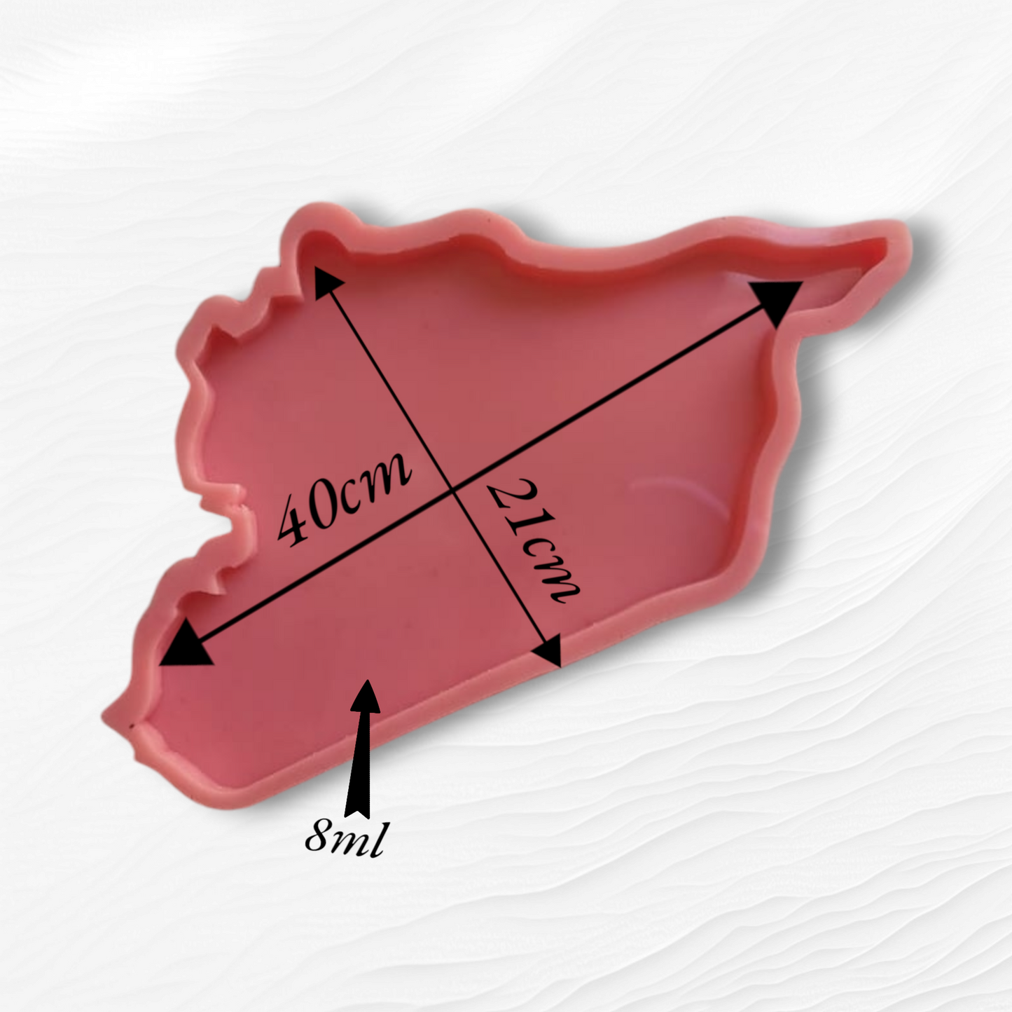 Syria map template