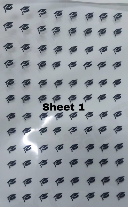 A4 size printed tracing paper (graduation)