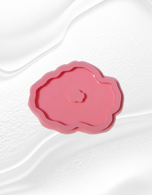 Silicone rubber geode mold