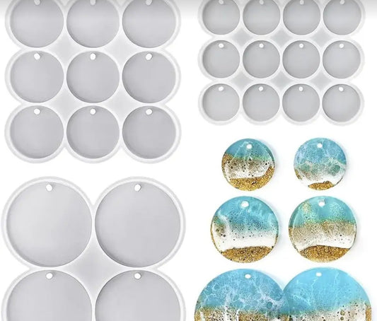 Round perforated silicone molds
