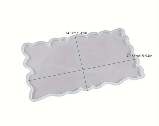 Large Rectangular Tray Silicone Mold for Resin Casting