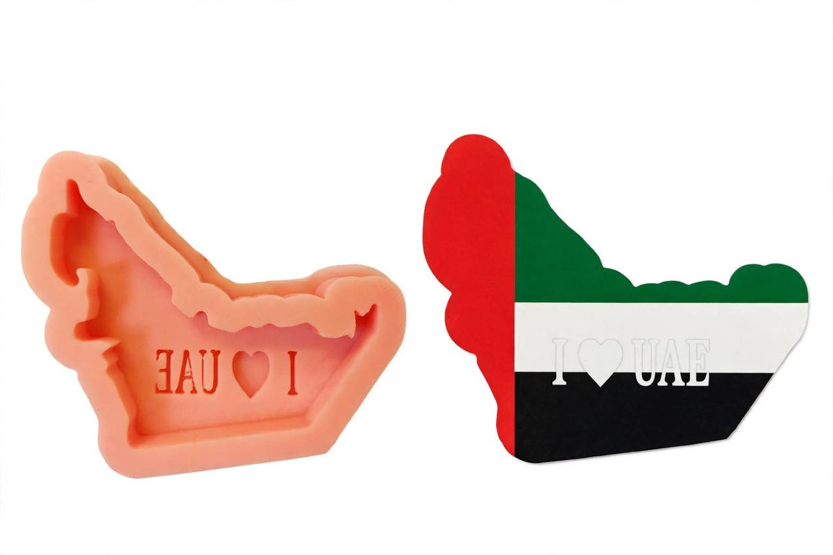 "UAE Map" Silicone Mold