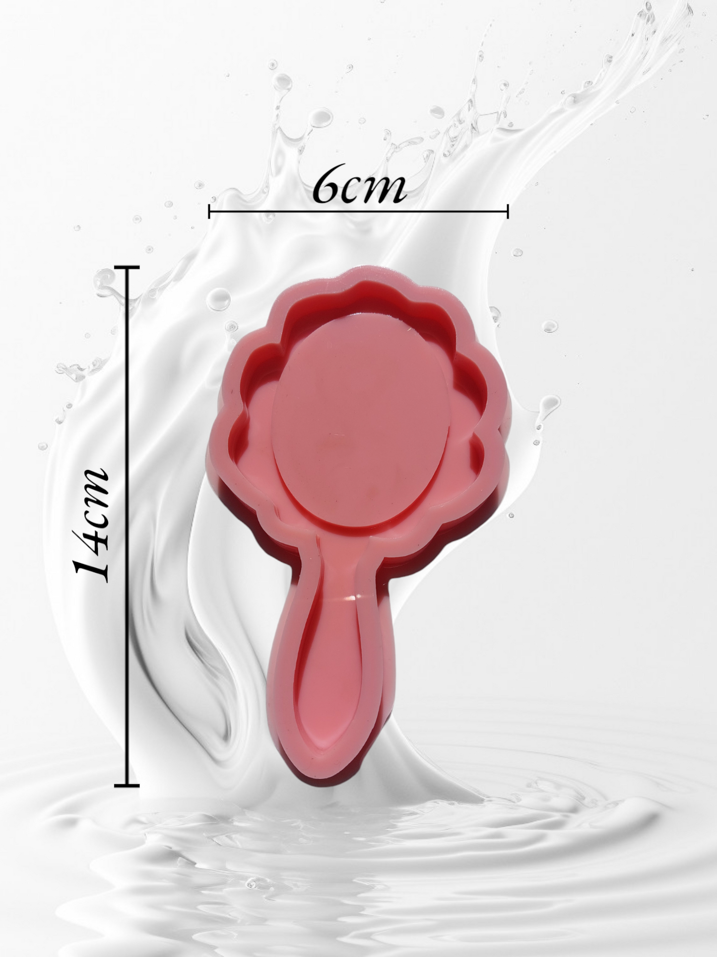 Small mirror mold Resin4rose