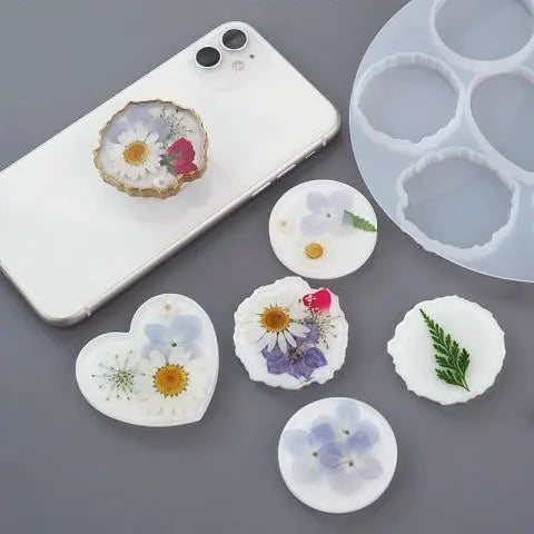 Multi-shaped wavy circle silicone mold