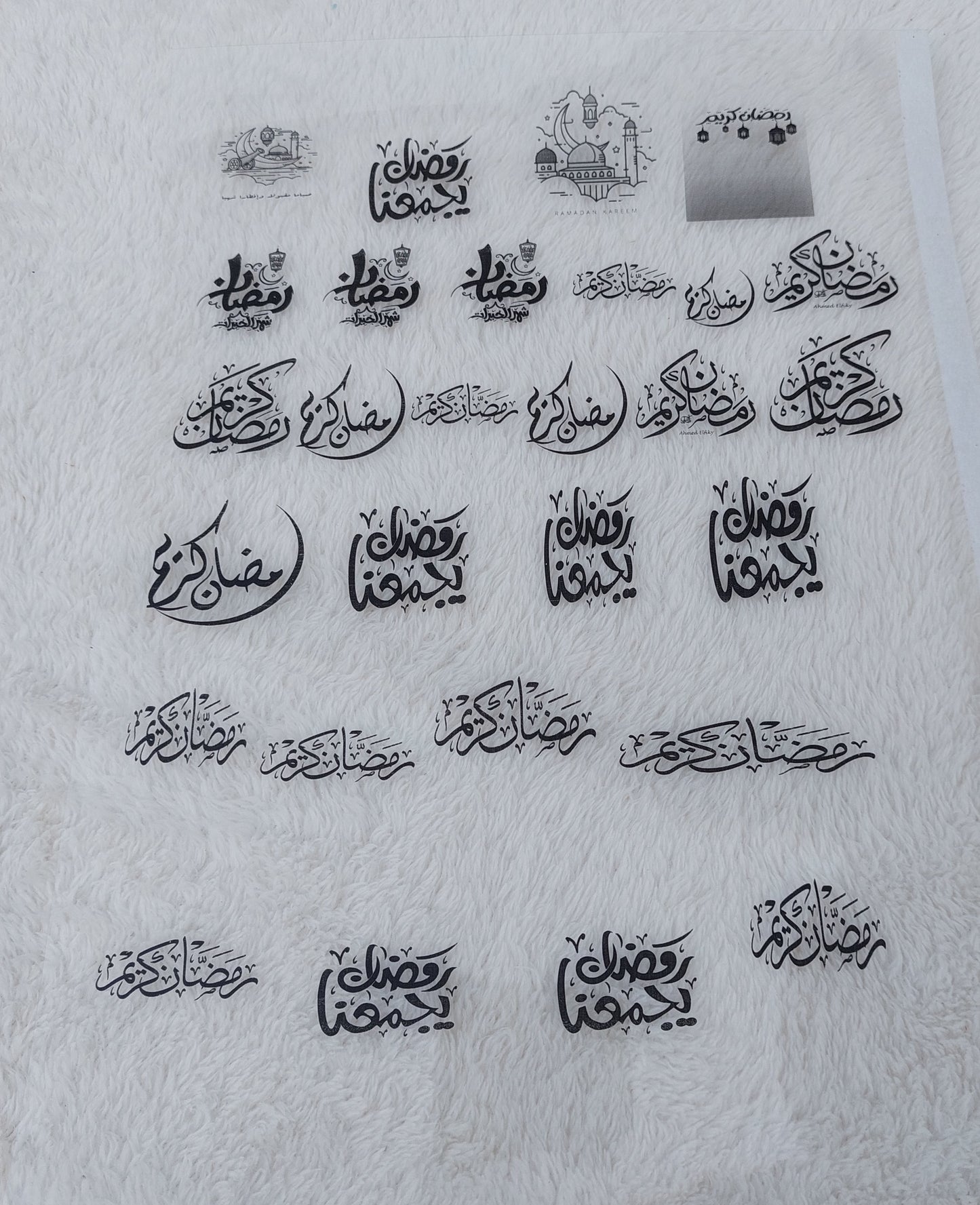 استنسل شفاف a4