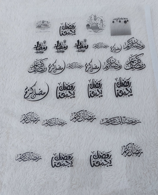 استنسل شفاف a4