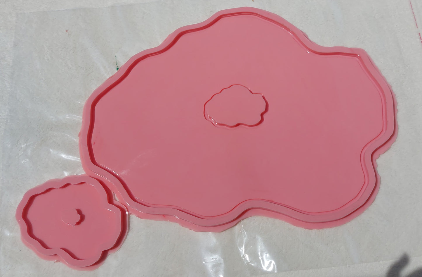 Large Rubber Geode Silicone Mold