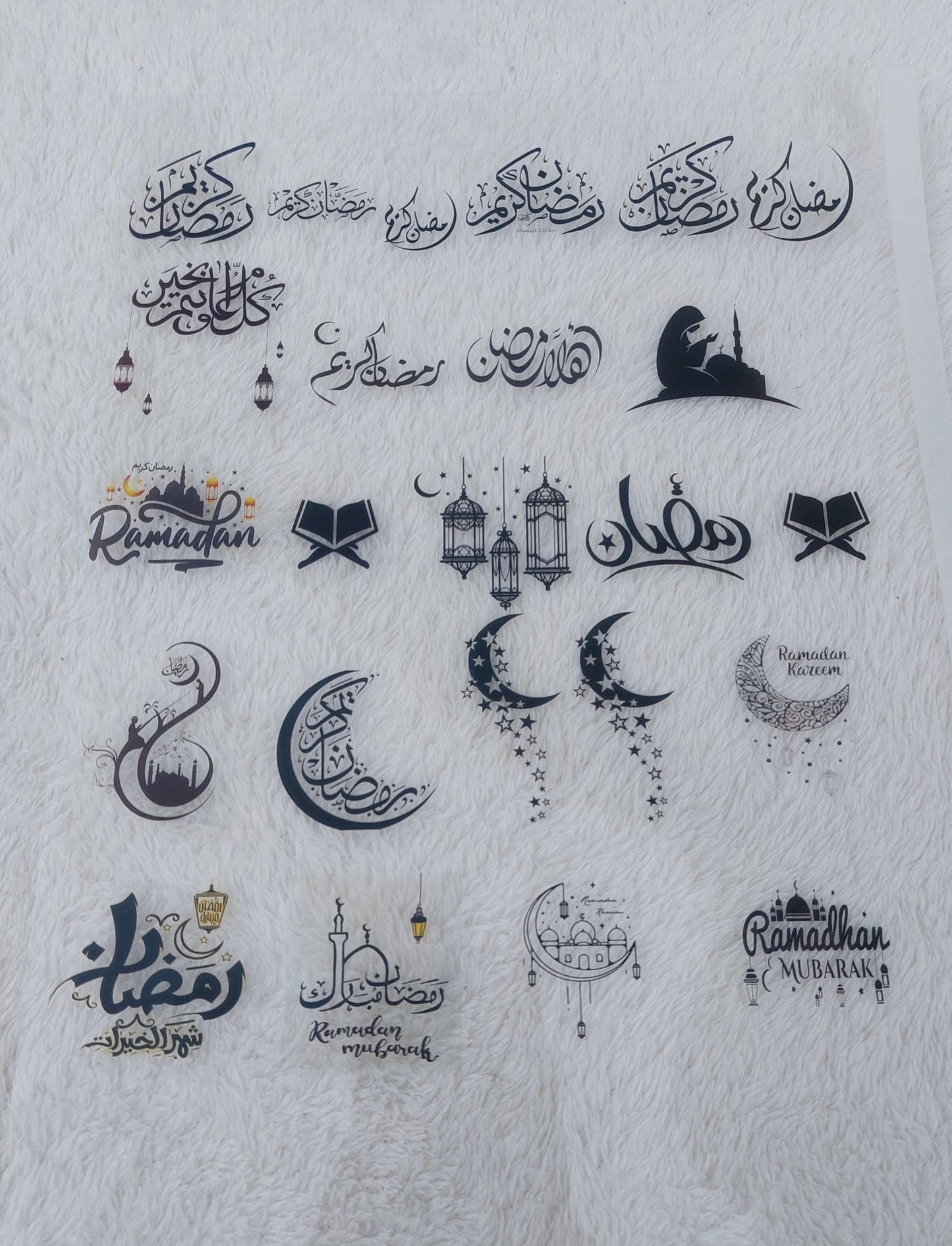 استيكرات رمضانيه A4