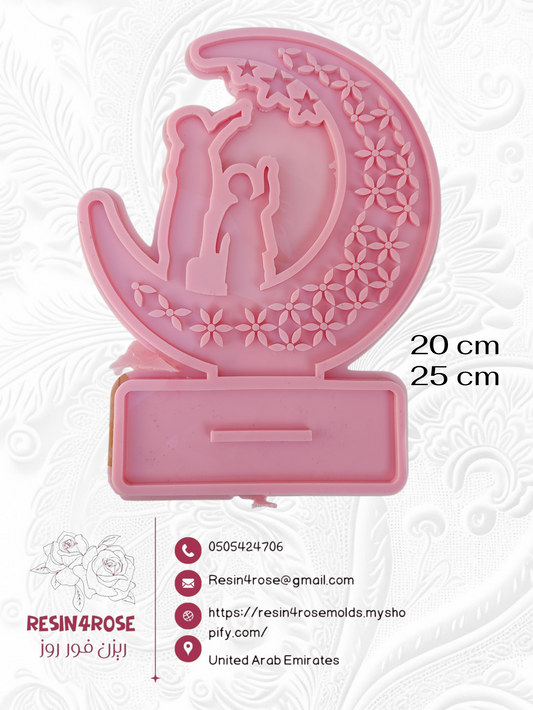This silicone mold is suitable for casting resin, wax, or ceramics. Its artistic design, which blends cultural symbols and human scenes, allows for the creation of complete decorative pieces that combine aesthetic design with emotional symbolism