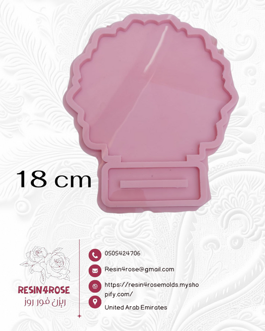A silicone mold used to make decorations, logos, welcome signs, desk plaques, desk calendars, earring organizers, accessories, nameplates, small picture frames, lighting bases, or souvenirs. Designed for casting resin, wax, or ceramic
