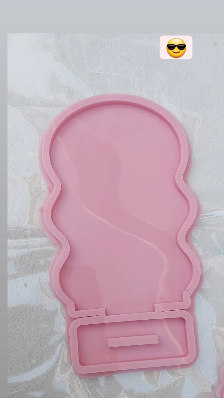 Curvy oval stand template Resin4rose