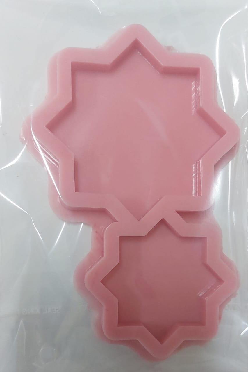 قالب نجمة، قالب قلادة سيارة Resin4rose