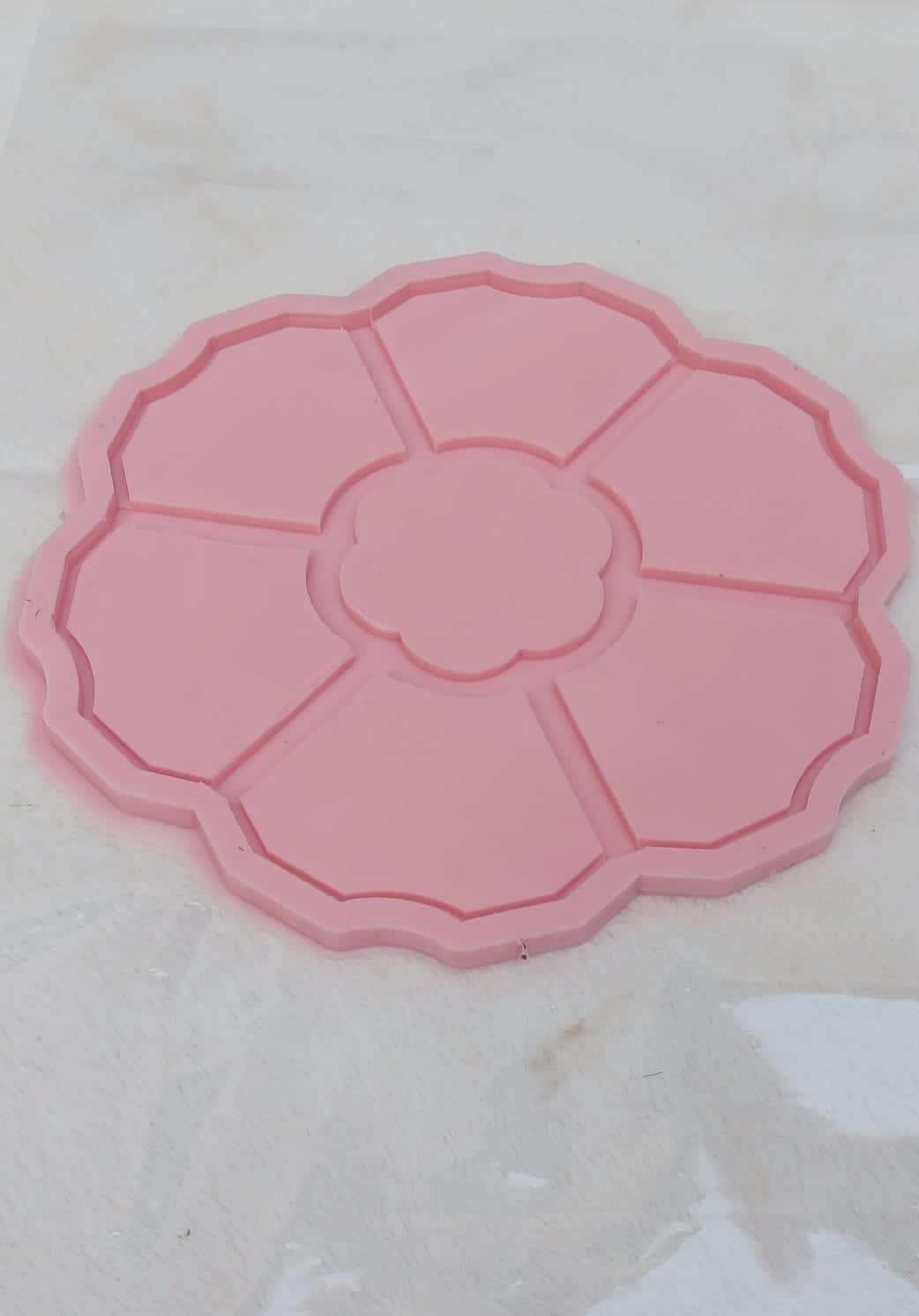 قالب صينية الوجبات الخفيفة المجوف من Resin4rose