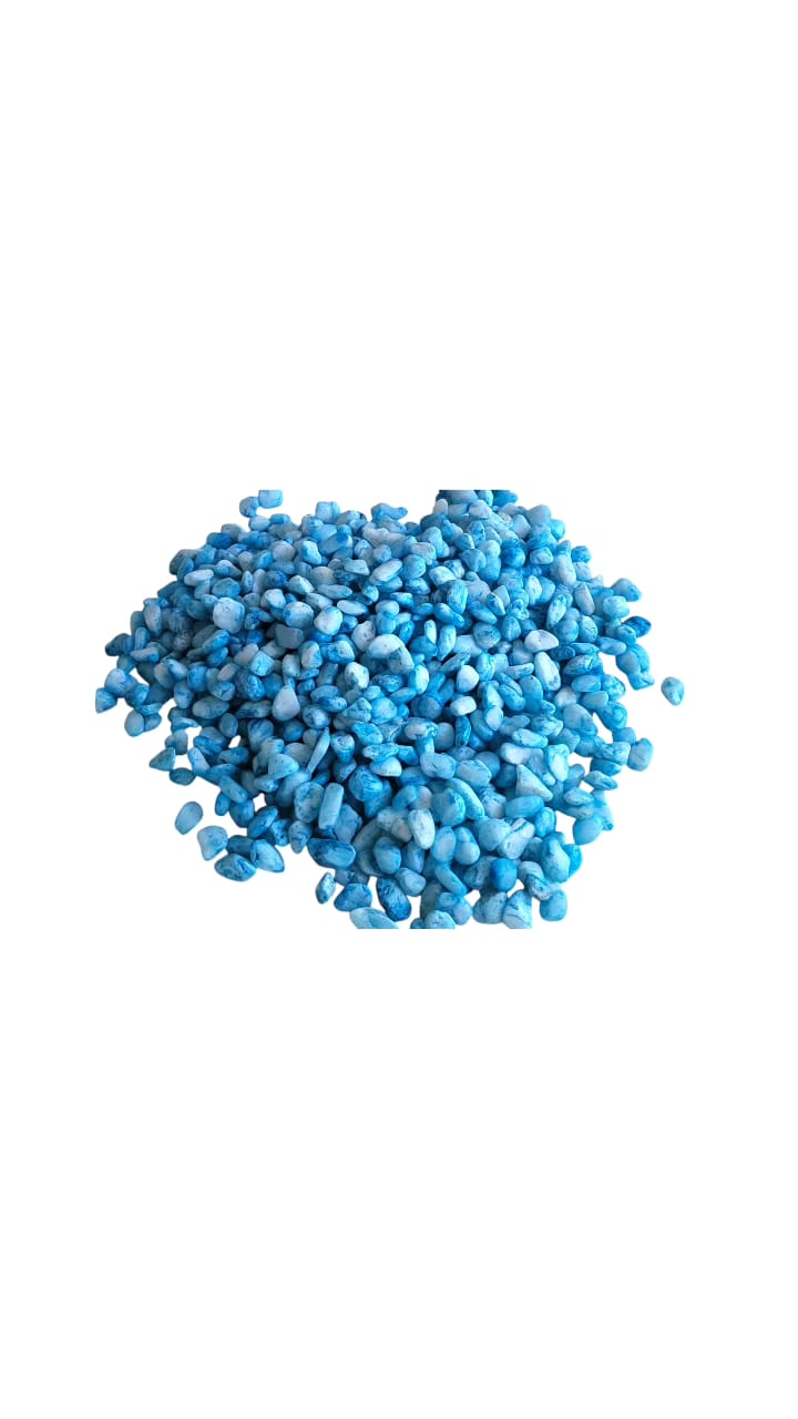 Marble stones Blue stones with white marble for use with resin, candles and various handicrafts