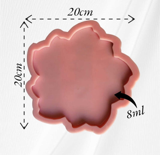 Tray mold of random shape