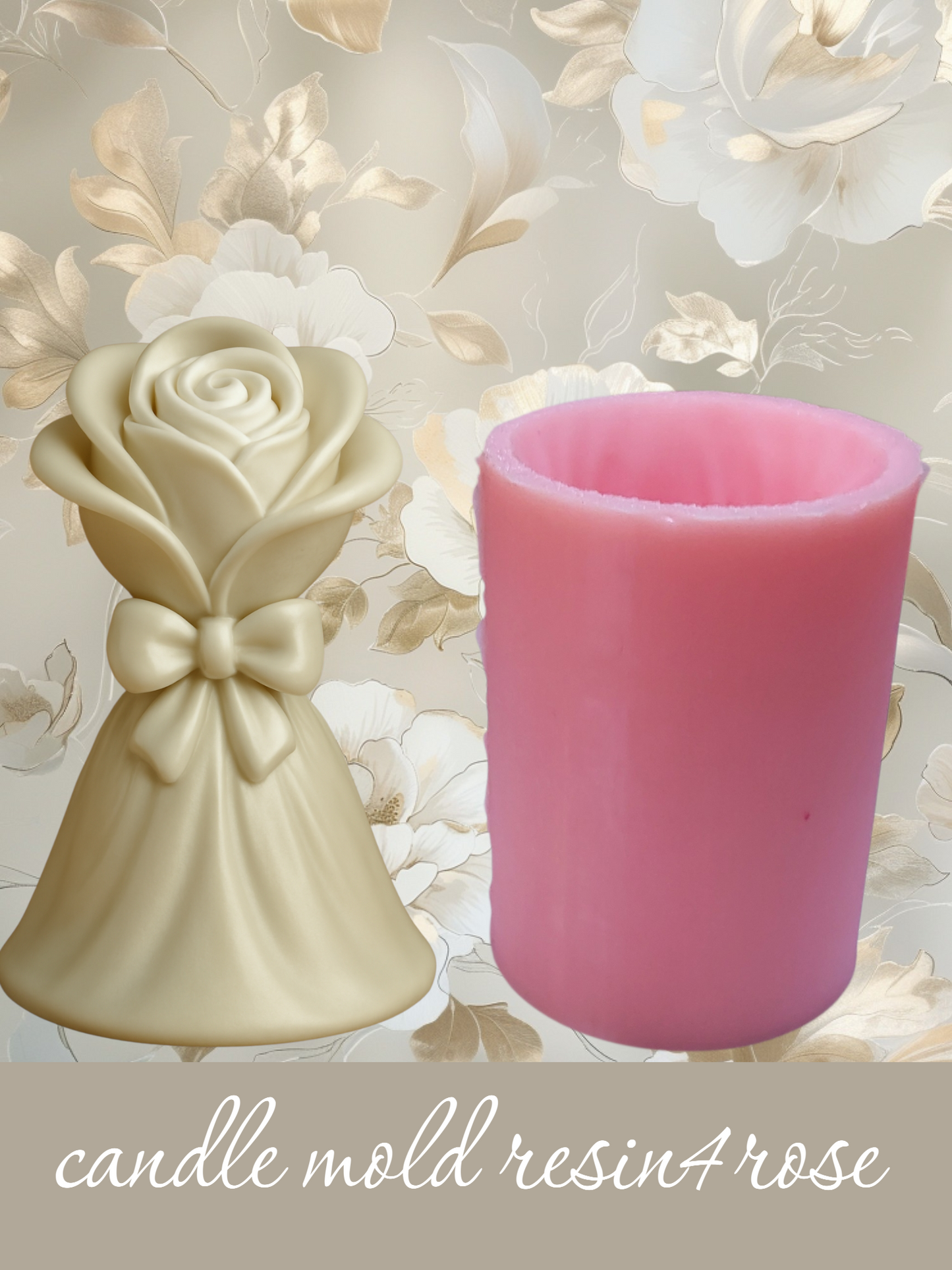 Silicone mold, rose bouquet
