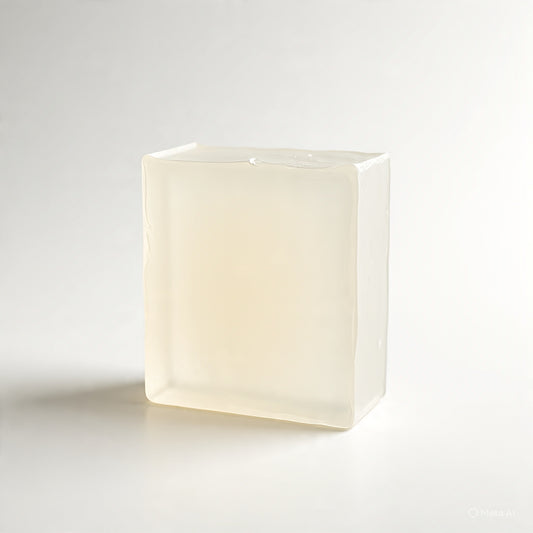 Raw transparent glycerin soap