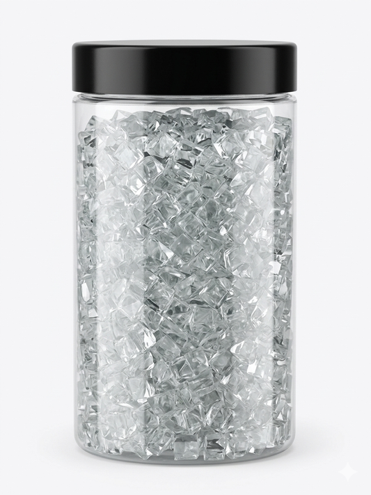 Crystal Transparent Glass Cubes - Irregular color for use with epoxy resin templates, handicrafts and art decorations, craft accessories, decorative decorations, art craftsmanship, decorative stones, handicraftship, craft lovers