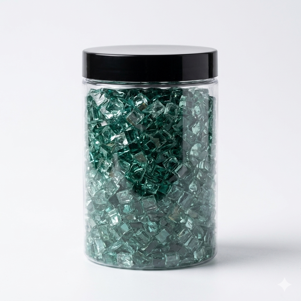 Crystal green Glass Cubes - Irregular color for use with epoxy resin templates, handicrafts and art decorations, craft accessories, decorative decorations, art craftsmanship, decorative stones, handicraftship, craft lovers