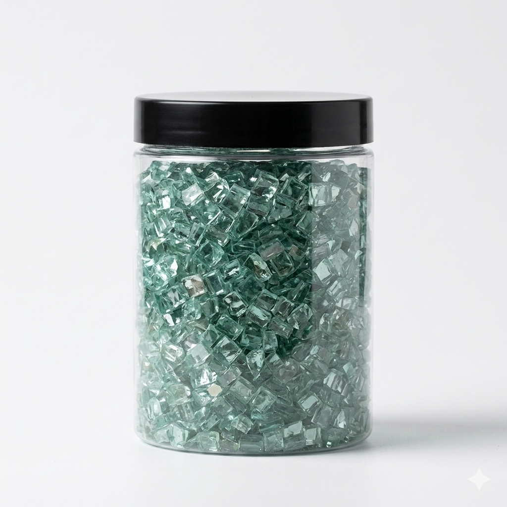 Crystal green Glass Cubes - Irregular color for use with epoxy resin templates, handicrafts and art decorations, craft accessories, decorative decorations, art craftsmanship, decorative stones, handicraftship, craft lovers
