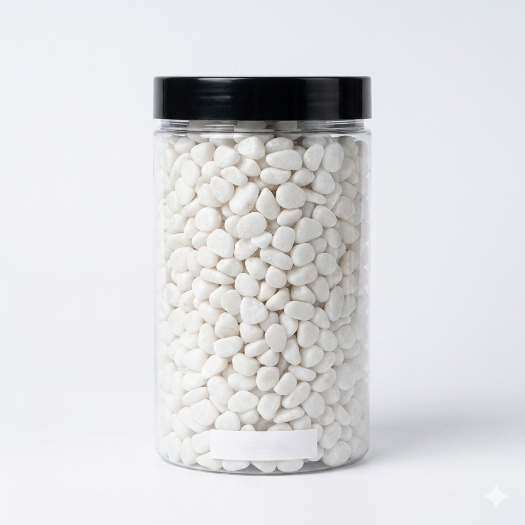 White stones for use with rizin in making technical salons and paintings