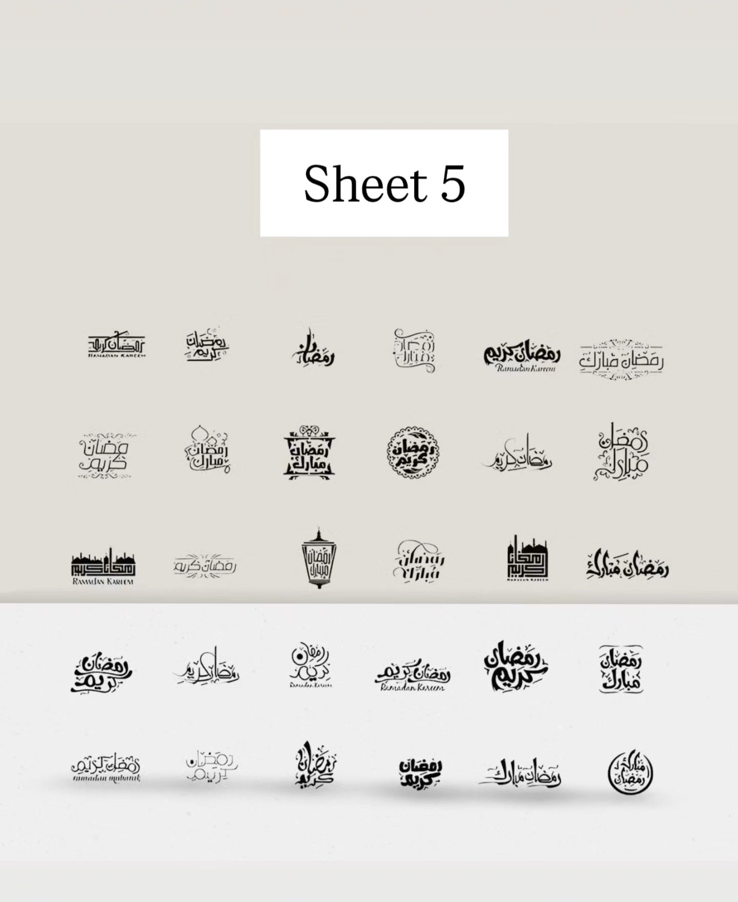 Sheet printing on transparent paper