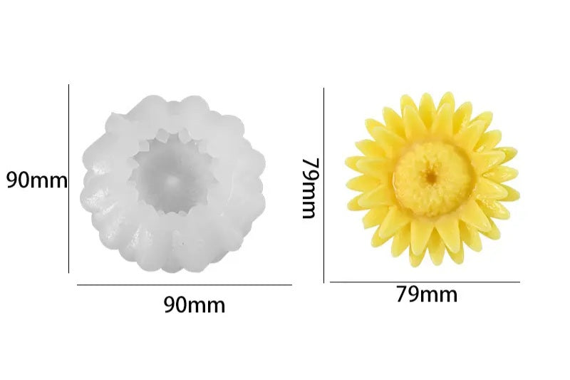 Silicone molds rose