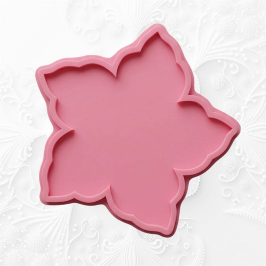An artistically and decoratively designed silicone mold, used in handicrafts such as casting resin, plaster, or pottery.