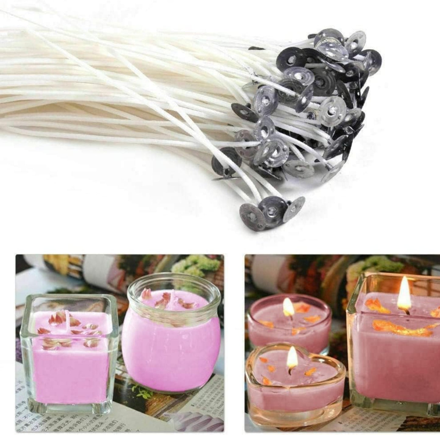 white wax wick