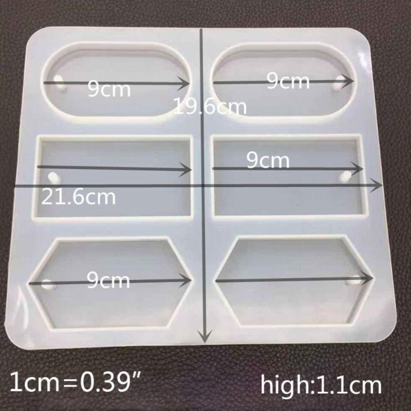Multi-shaped silicone mold