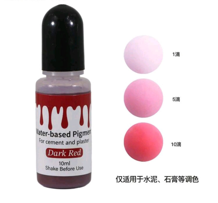 24 Concentrated colors for plaster and candles