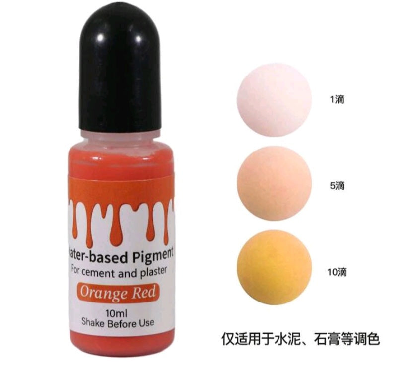 24 Concentrated colors for plaster and candles