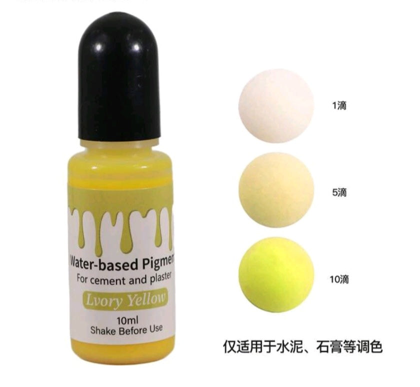24 Concentrated colors for plaster and candles