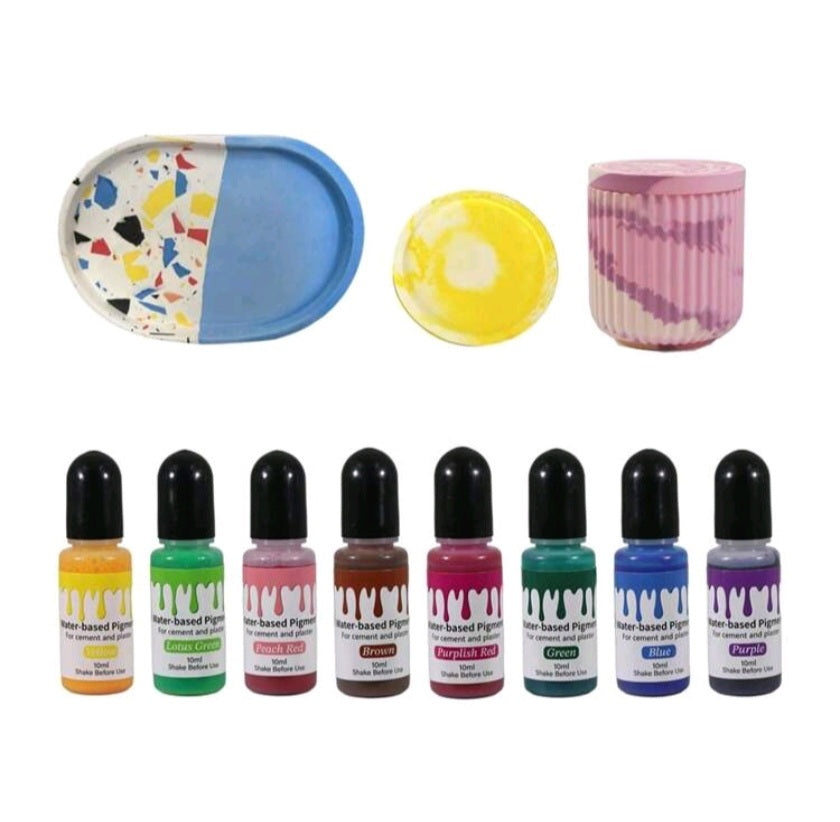 24 Concentrated colors for plaster and candles