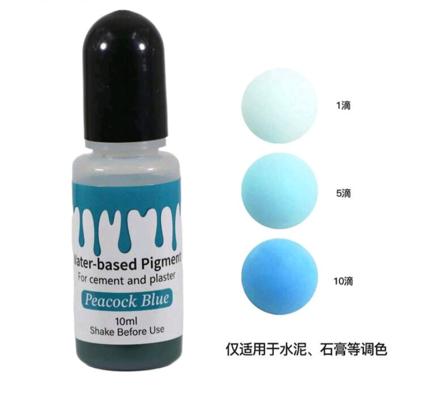 24 Concentrated colors for plaster and candles