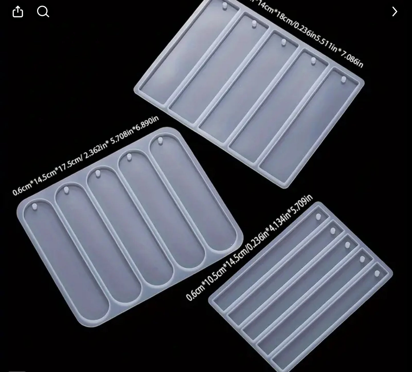 Silicone separator mold