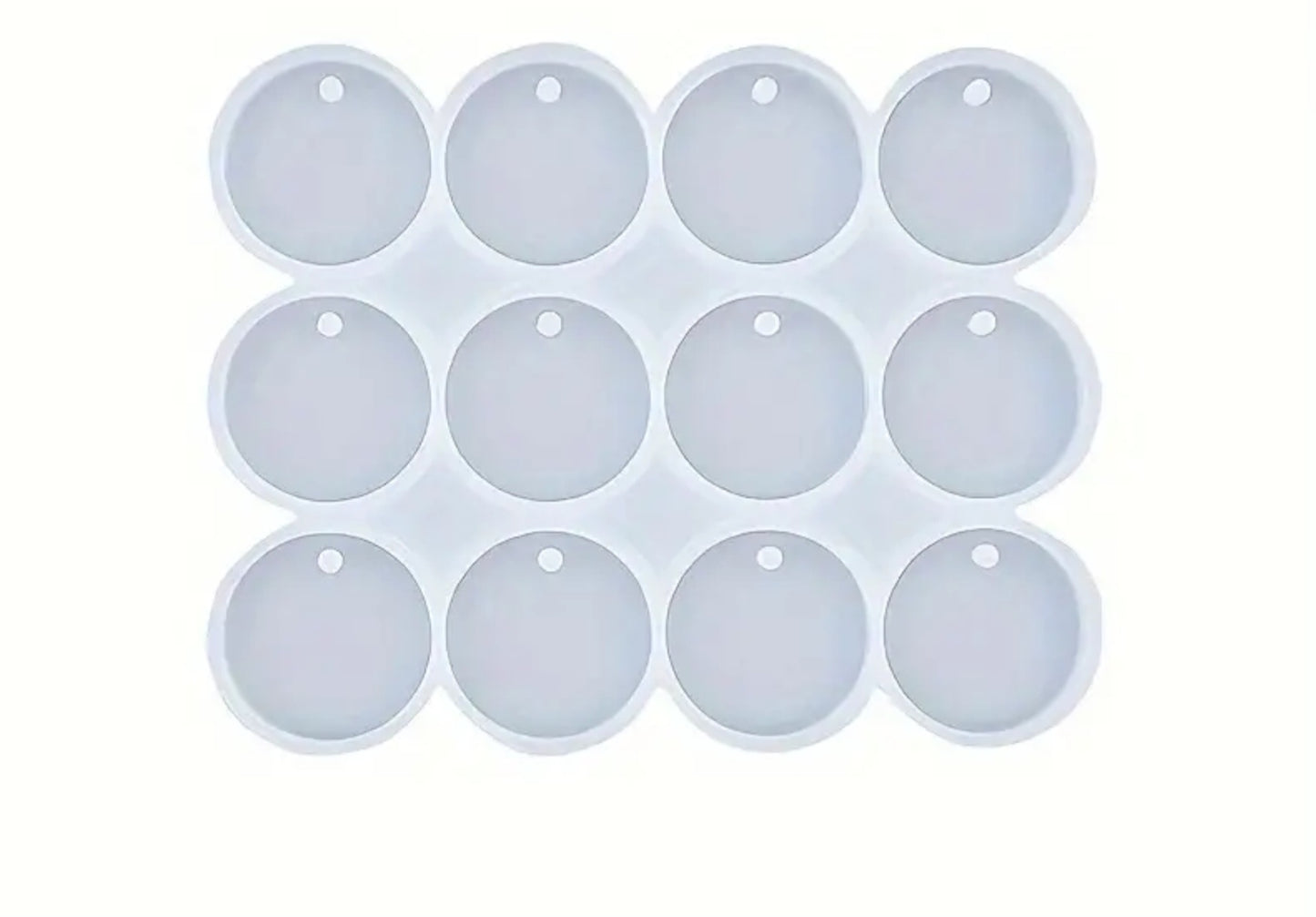 Round perforated silicone molds