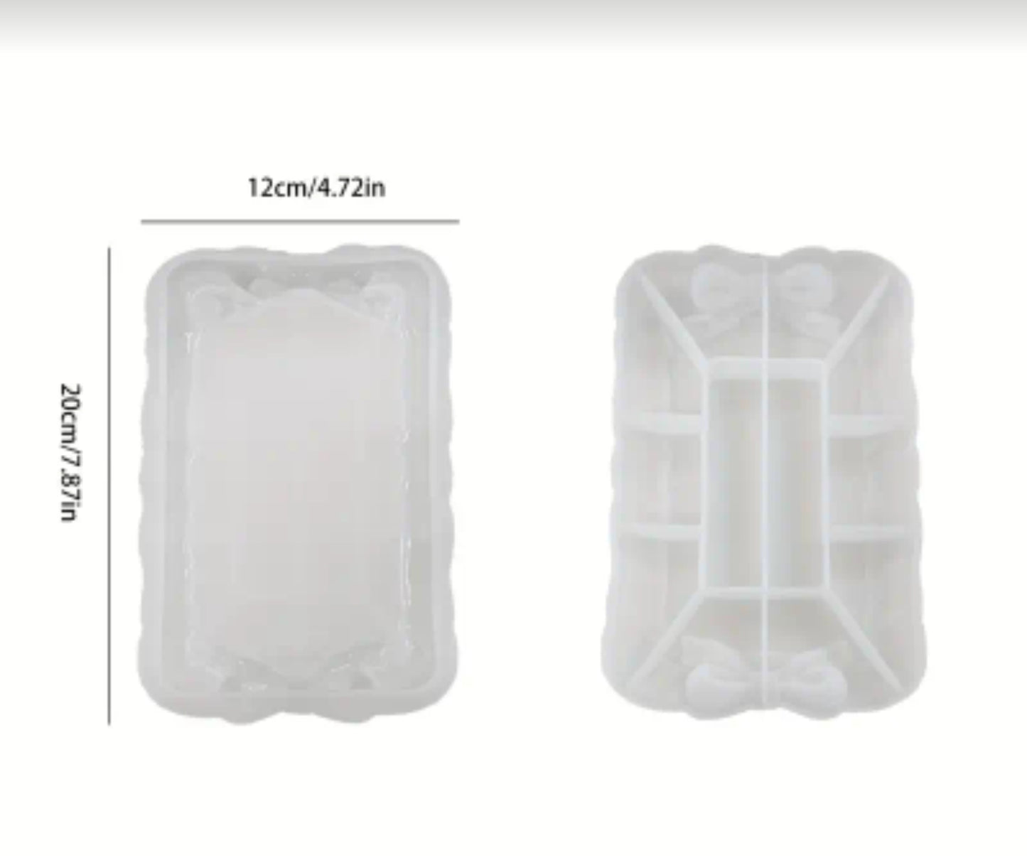 Hollow bow silicone mold