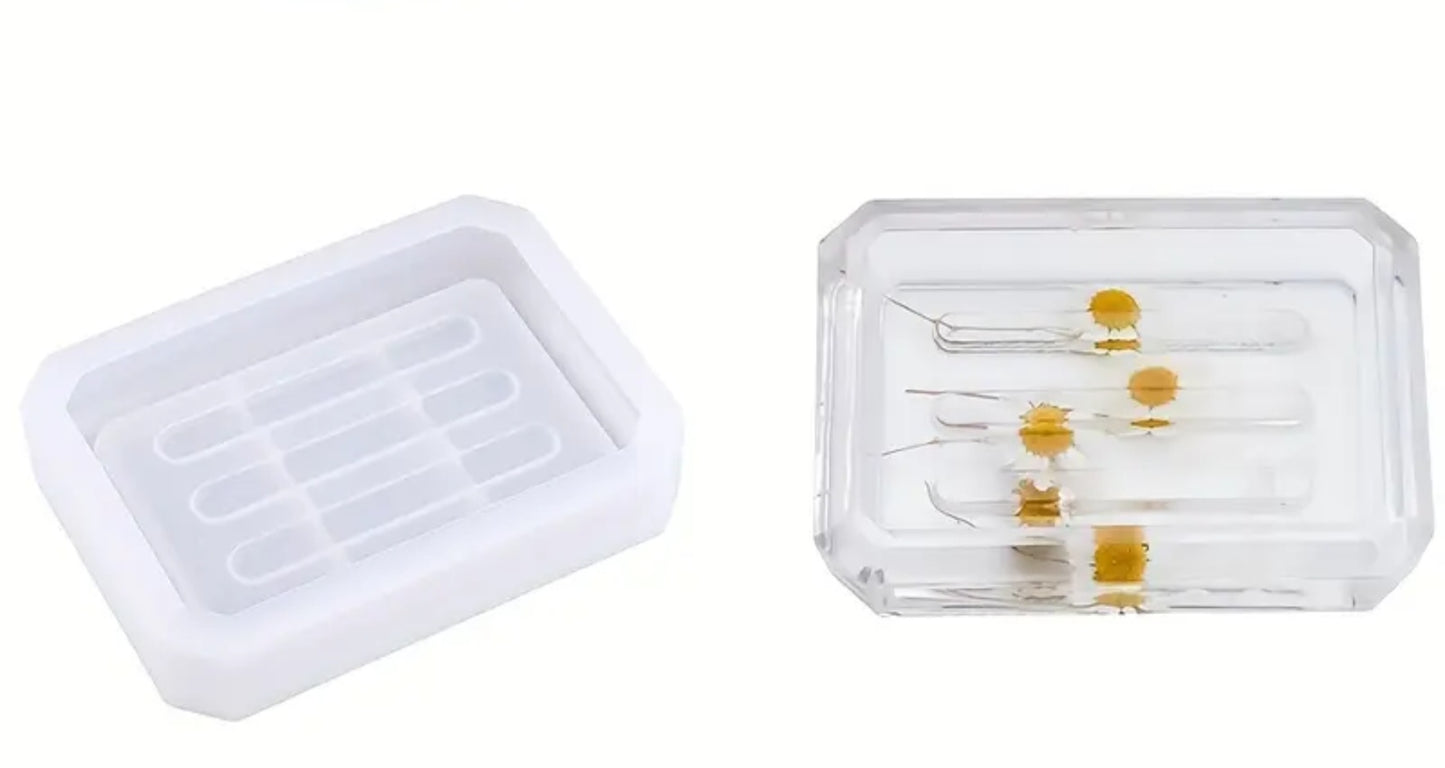 Silicone soap mold