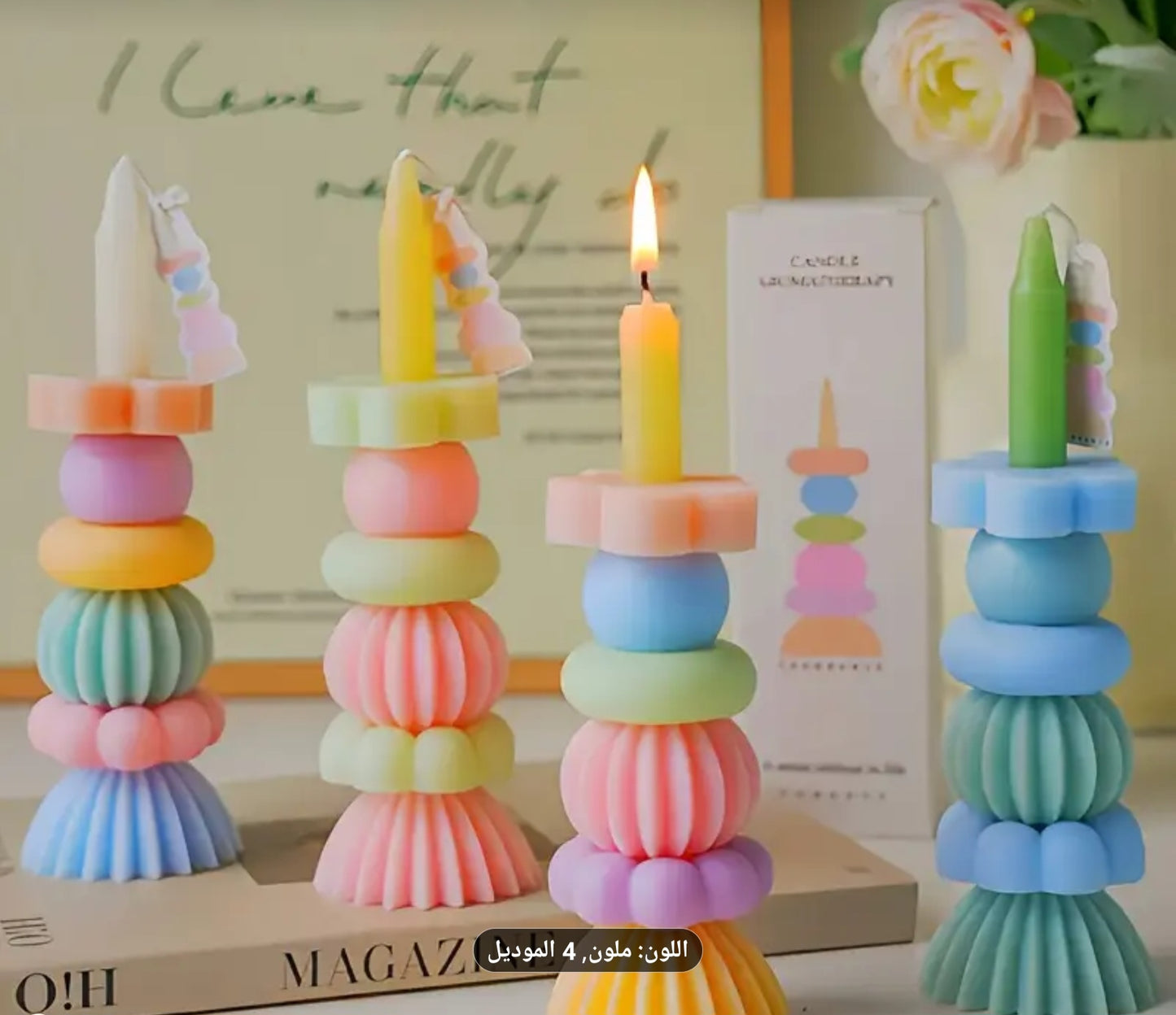 30 concentrated colors for plaster and candles