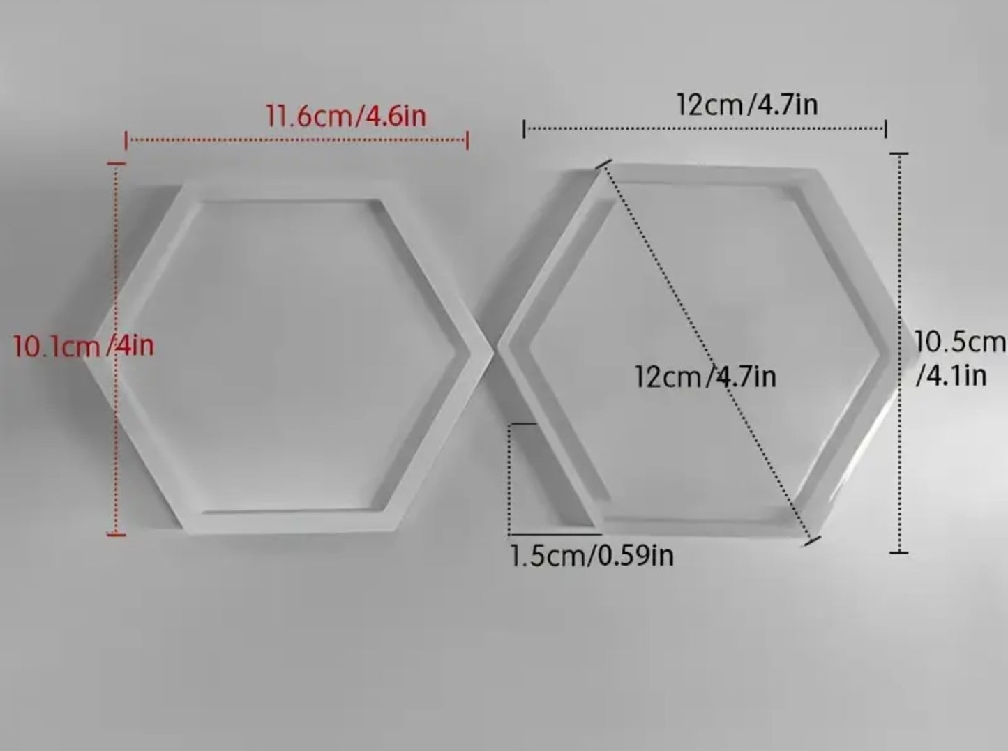 Deep molds in different shapes