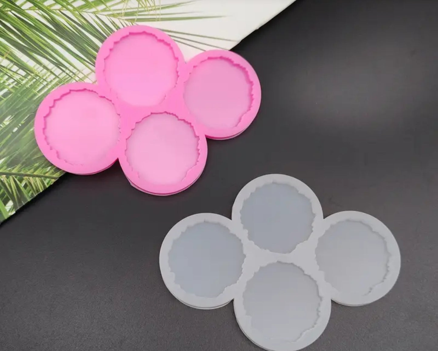 Zigzag circle silicone mold