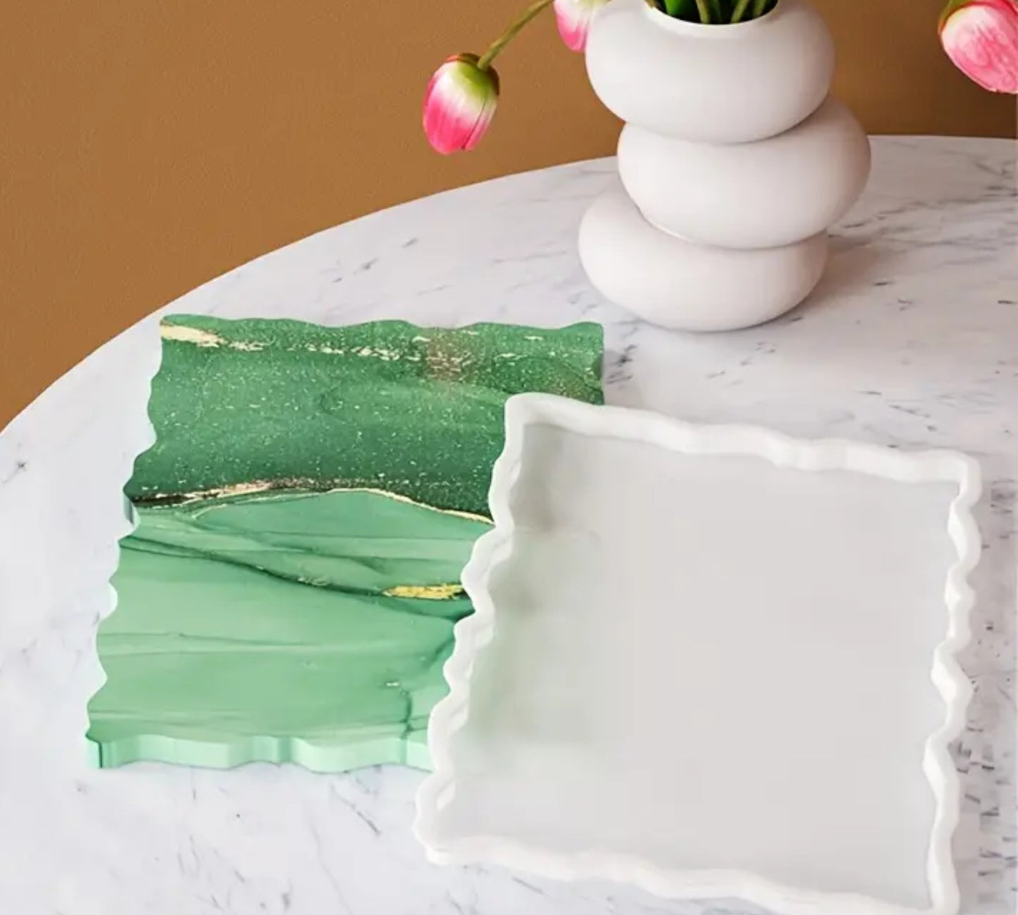 Large Rectangular Tray Silicone Mold for Resin Casting