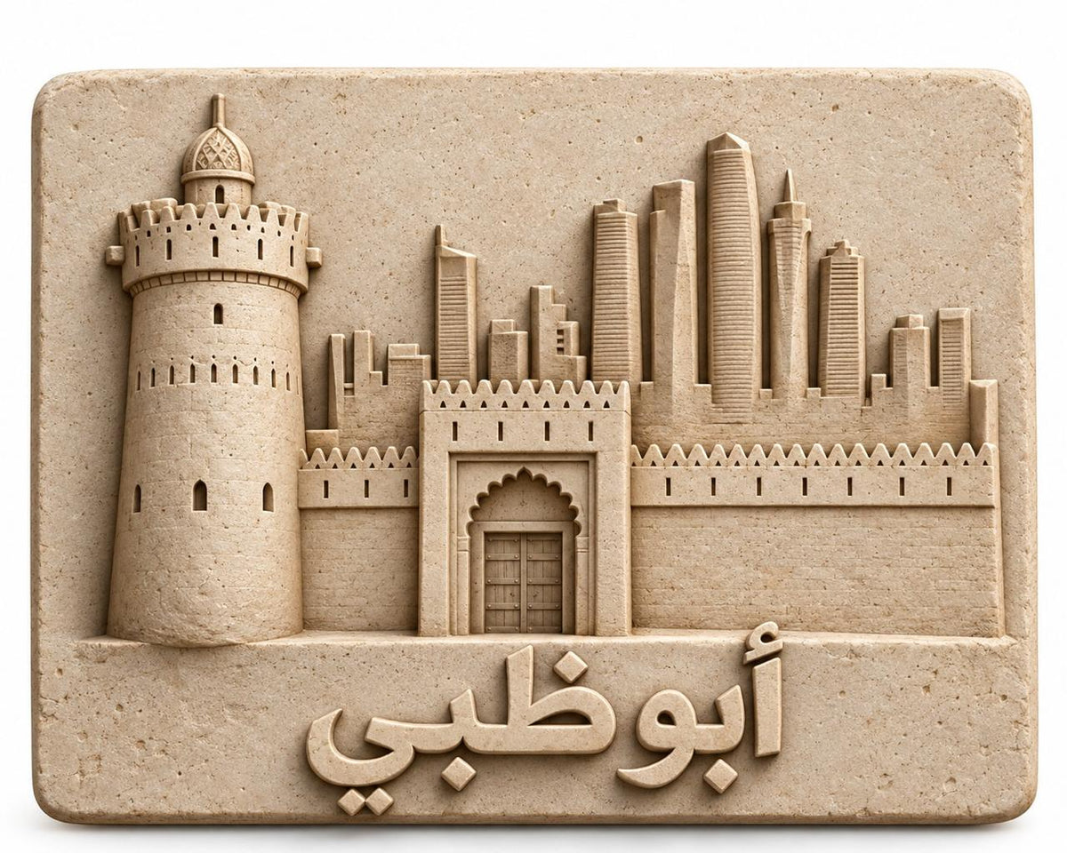 An emblematic design inspired by the identity of the Emirate of Abu Dhabi
