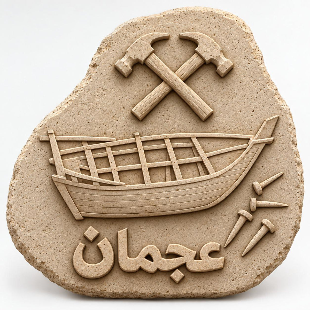 Template  An emblem template inspired by the identity of the Emirate of Ajman
